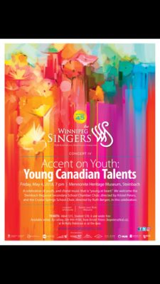 Winnipeg Singers Young Canadian Talents